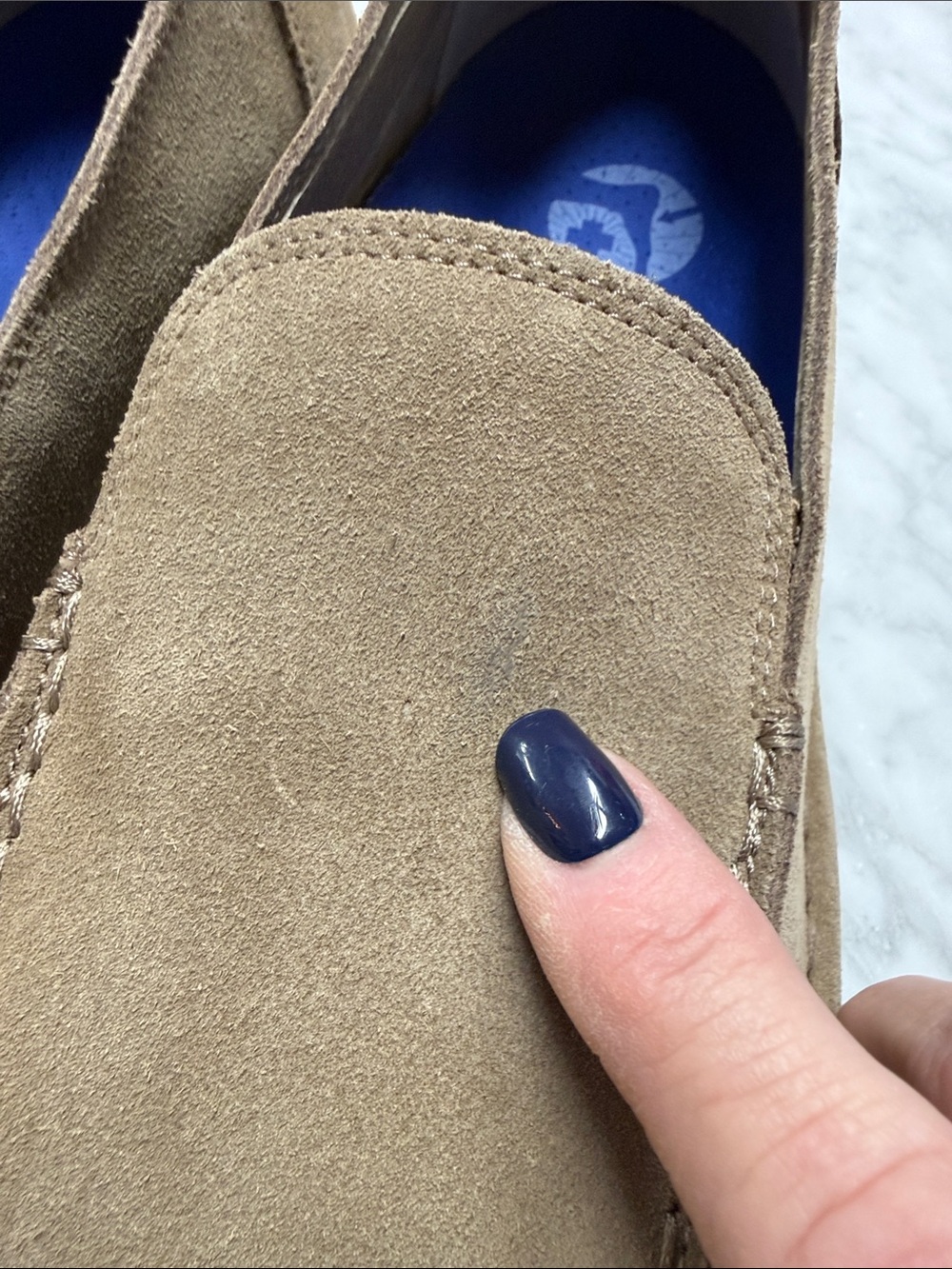 Birkenstock NARROW FIT Utti Slip On Shoe Size 42 in Suede Leather - Picture 14 of 16